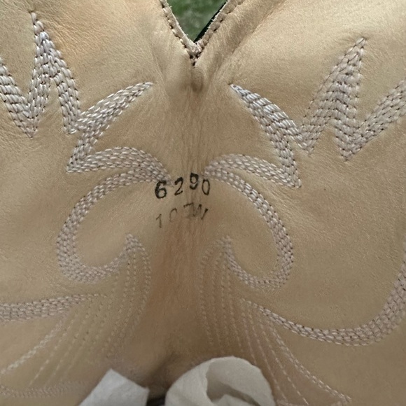 Black Leather Sz 10 EW Western Cowboy Boots - Men - Picture 4 of 4